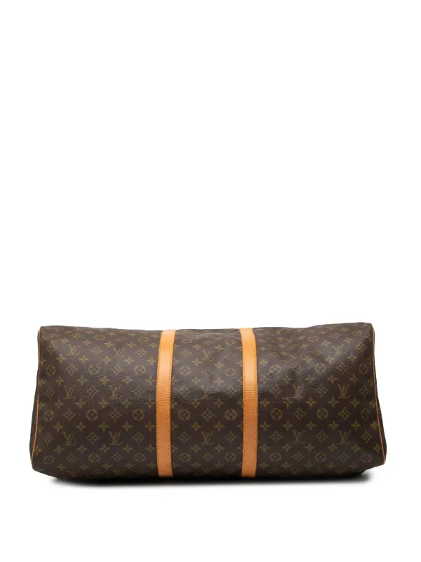 ルイヴィトン キーポルモノグラム 1991年製 フランス製 ボストンバッグ刻印有 Louis Vuitton Pre-Owned 1991 モノグラム キーポル 60 ボストンバッグ