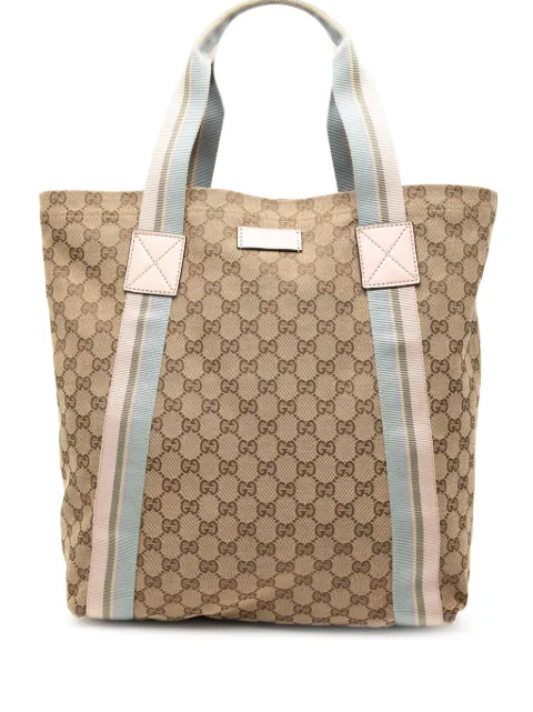 Gucci Pre-Owned 2000-2015 GG Canvas Web tote bag