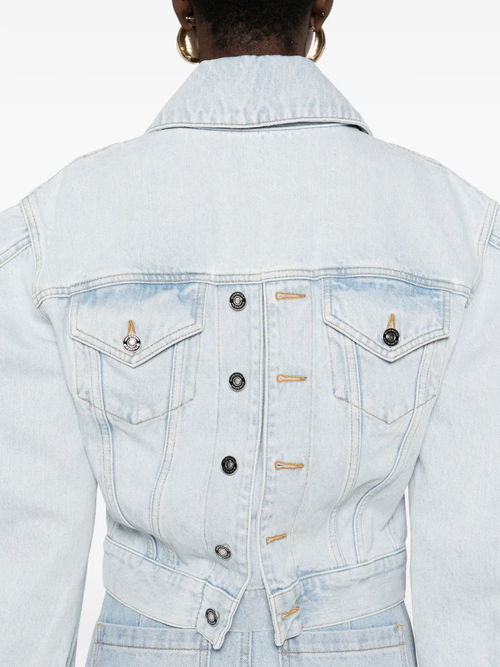 Givenchy Cocoon jack van lichtblauw denim