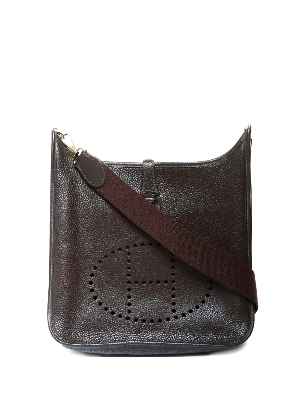 Hermès Pre-Owned 2004 PM Evelyn leather shoulder bag - Marrone