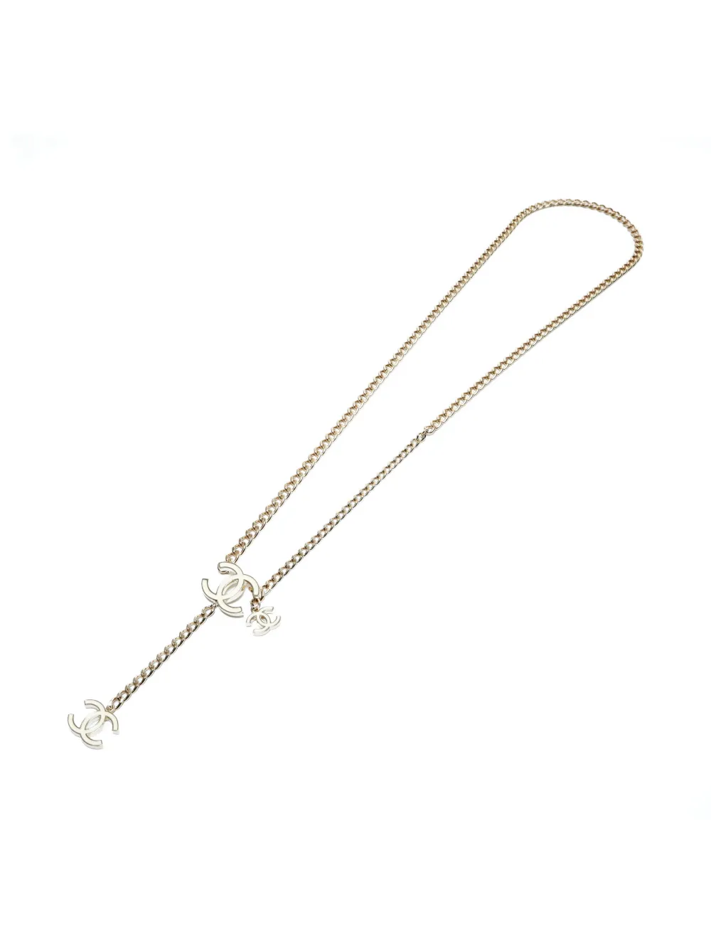 CHANEL Pre-Owned 2006 CC-motif chain necklace - Oro