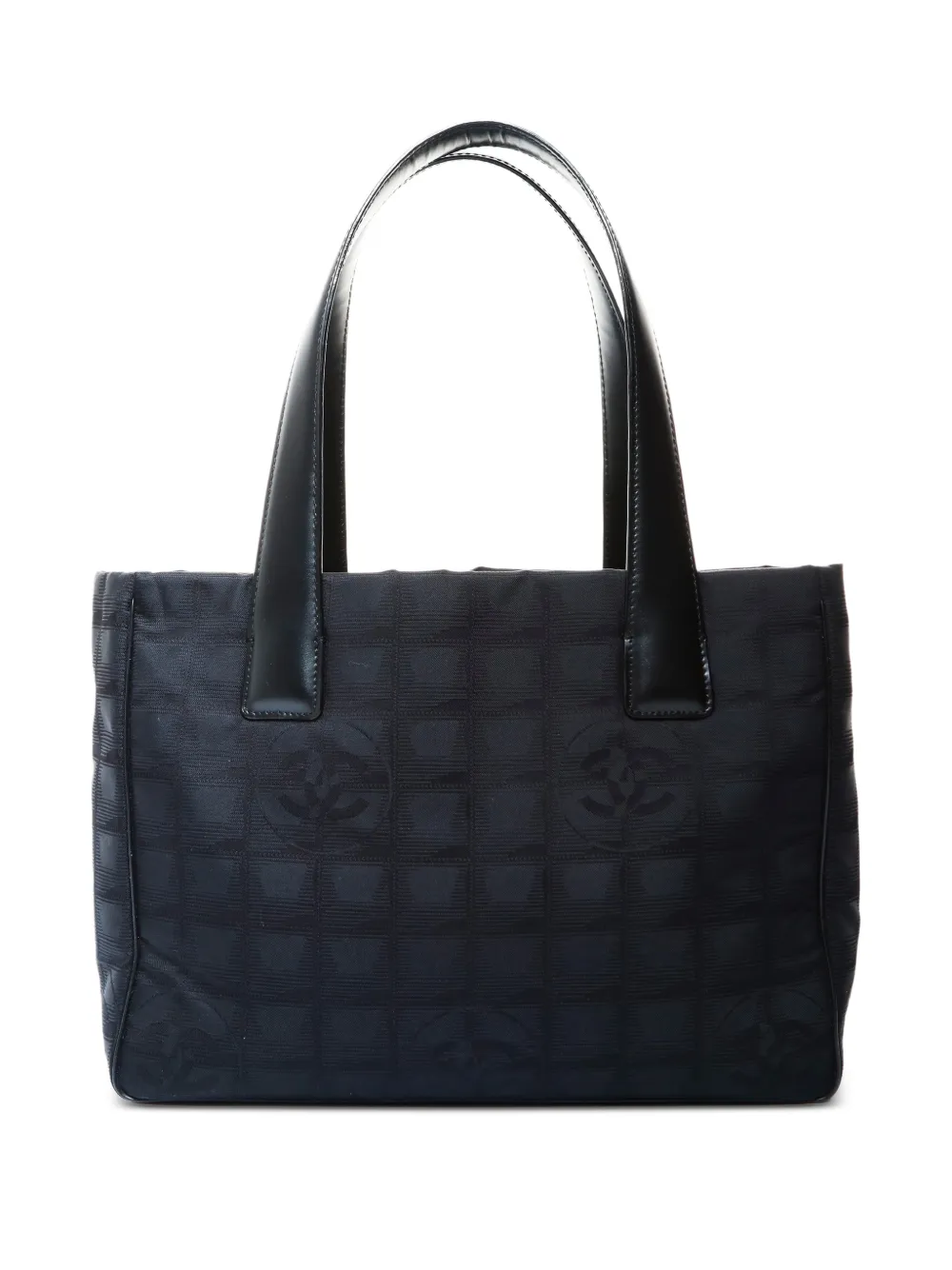 CHANEL Pre-Owned 2003-2004 shopper met logo - Zwart