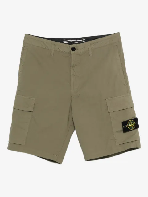 Stone Island logo-patch cargo shorts