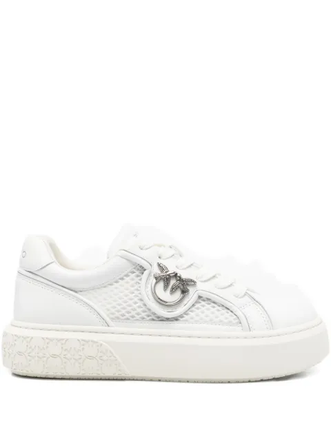 PINKO Yoko appliqué platform sneakers
