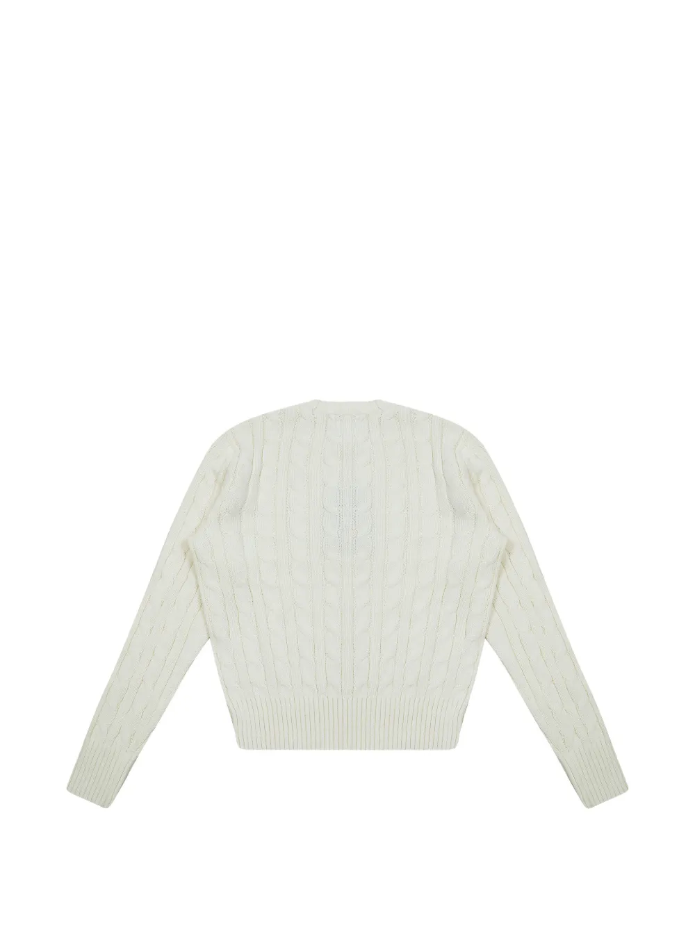 Cable Knit Logo Sweater