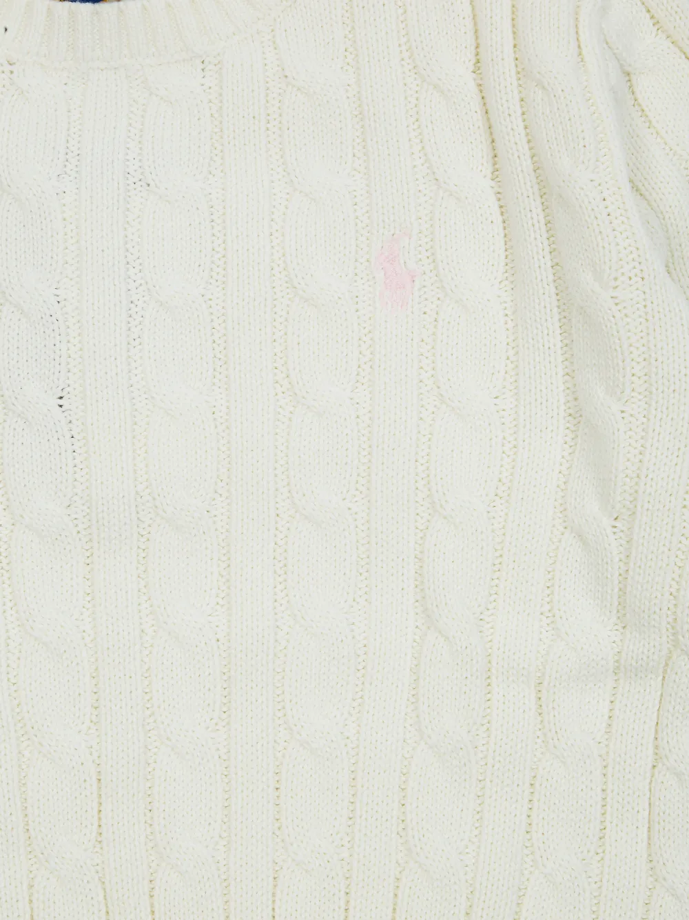 Cable Knit Logo Sweater