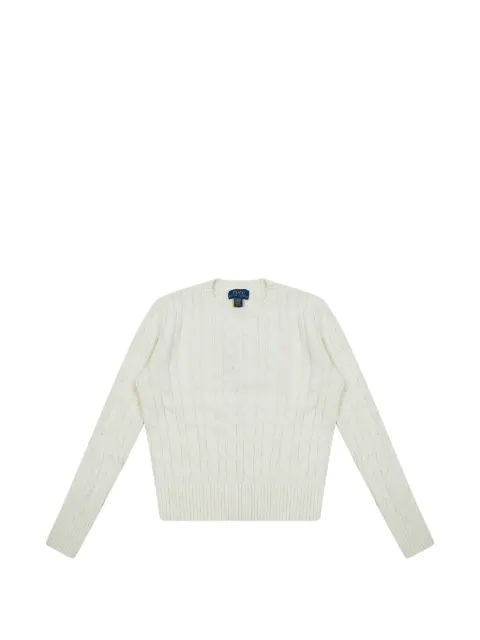 POLO RALPH LAUREN KIDS Kabelgebreide trui met logo