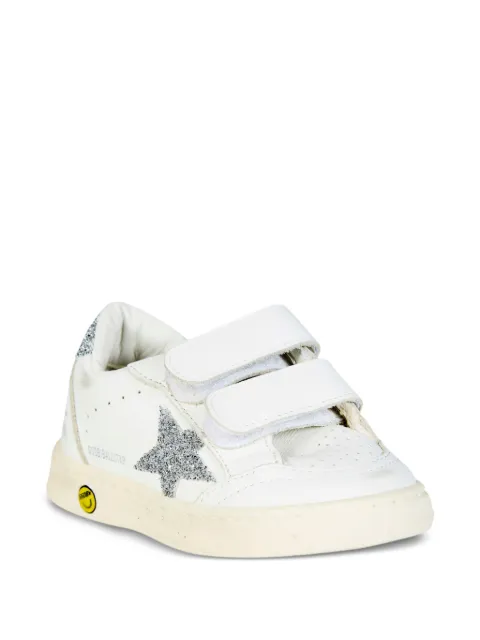 Golden Goose Kids tenis con estrellas de glitter