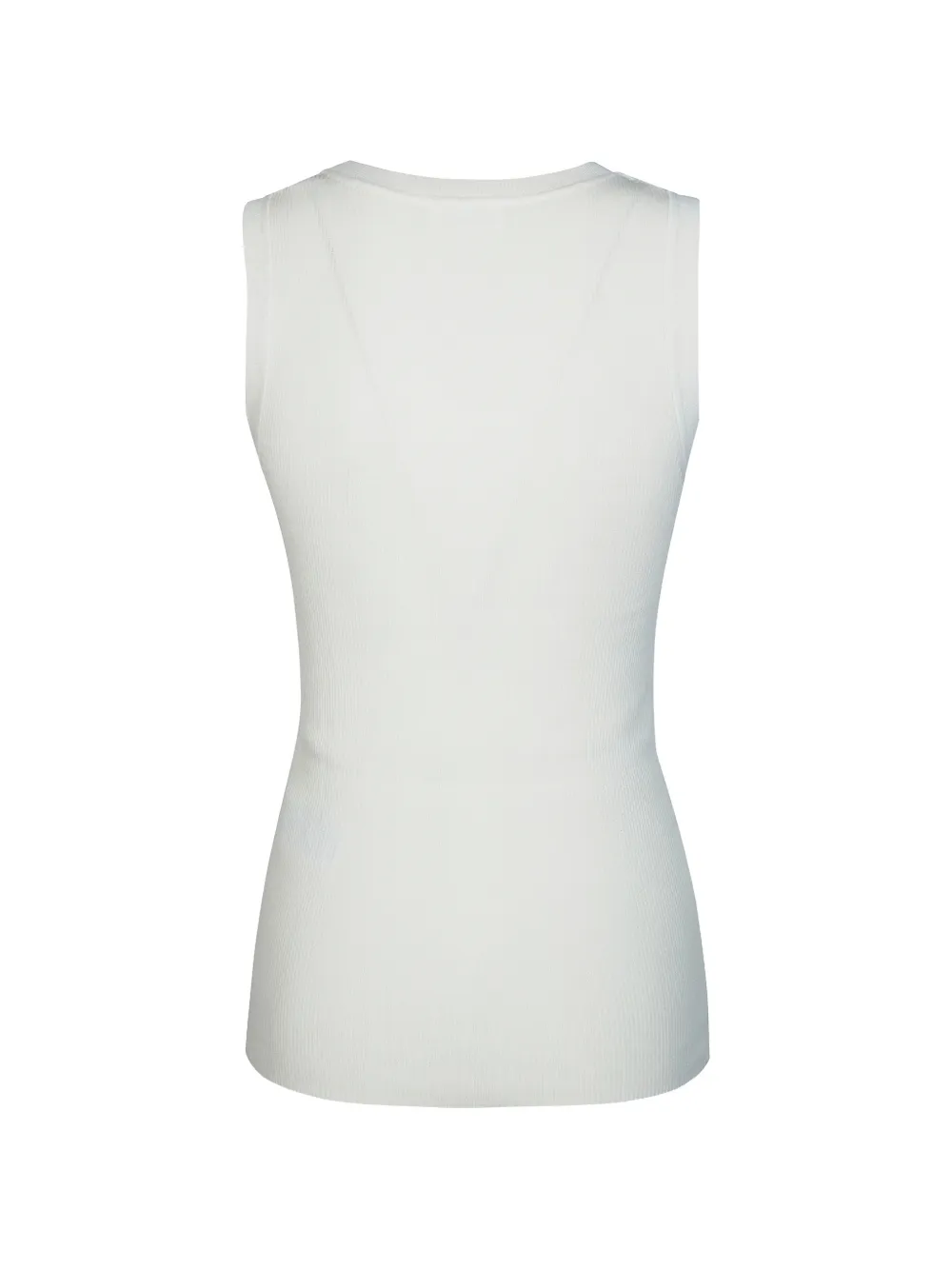  P.a.r.o.s.h. Ribbed Tank Top - White 