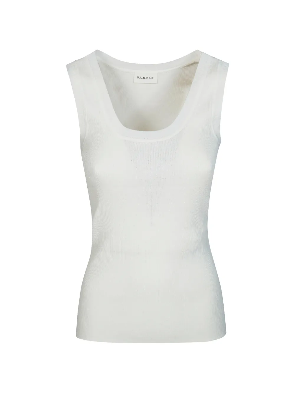 P.A.R.O.S.H. ribbed tank top - Bianco