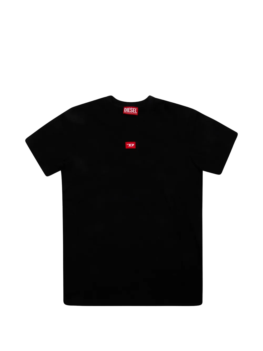 Diesel Kids oval-appliqué T-shirt - Nero