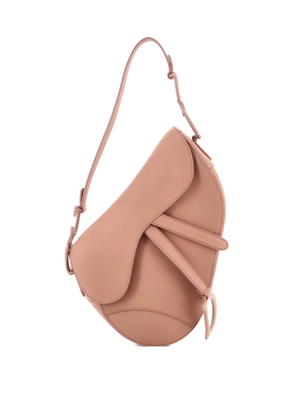 Christian Dior Pre-Owned Ultra Matte Saddle Handbag Leather Medium shoulder bag - Toni neutri