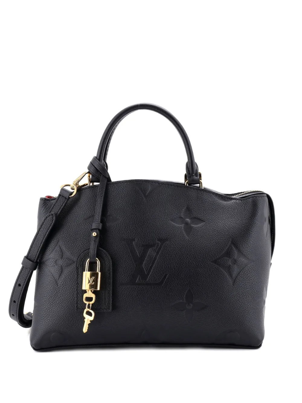 Louis Vuitton Pre-Owned Borsa a mano Petit Palais Monogram Giant in pelle Empreinte - Nero