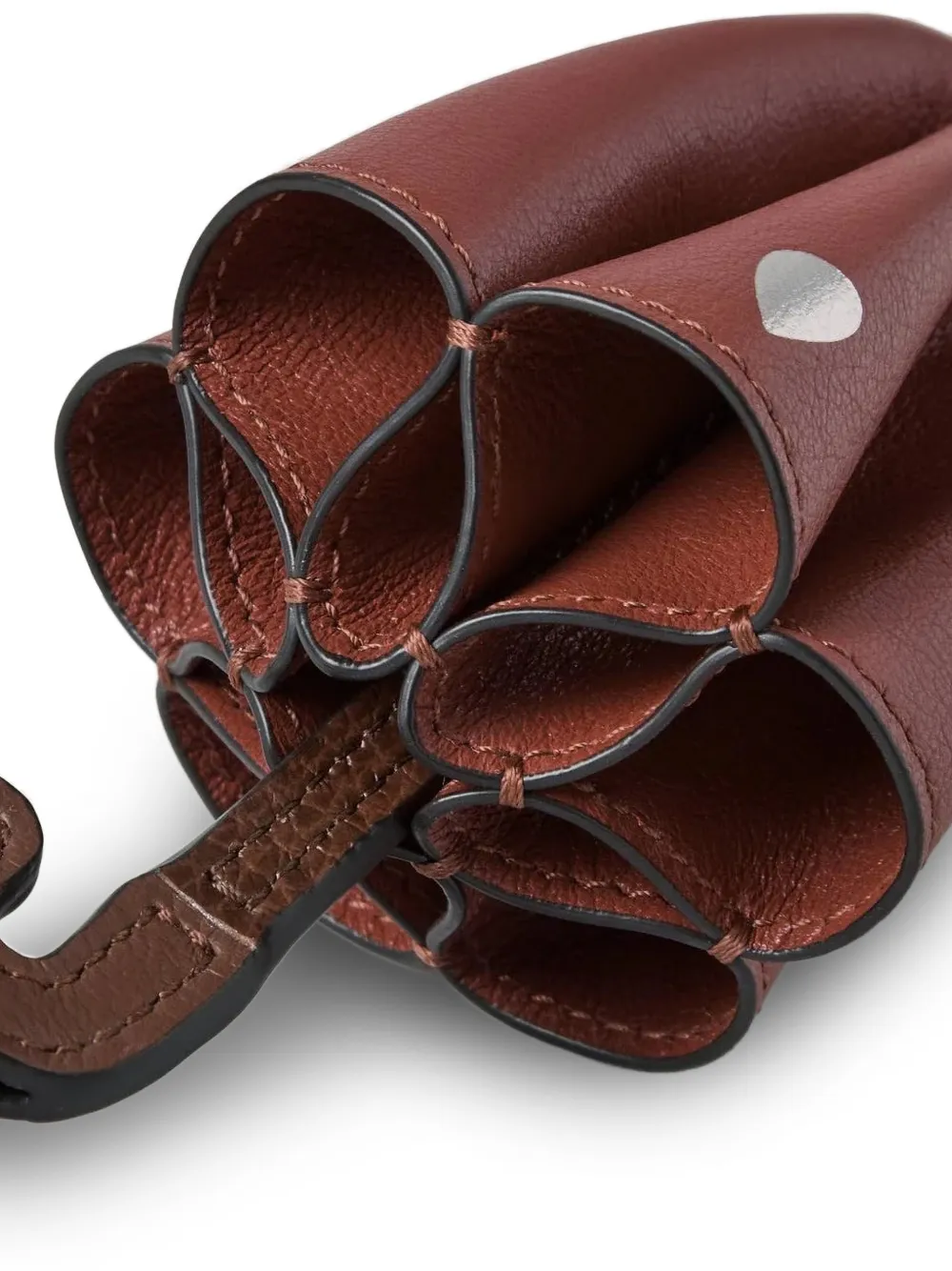 Mulberry British Park parapluvormige sleutelhanger Bruin