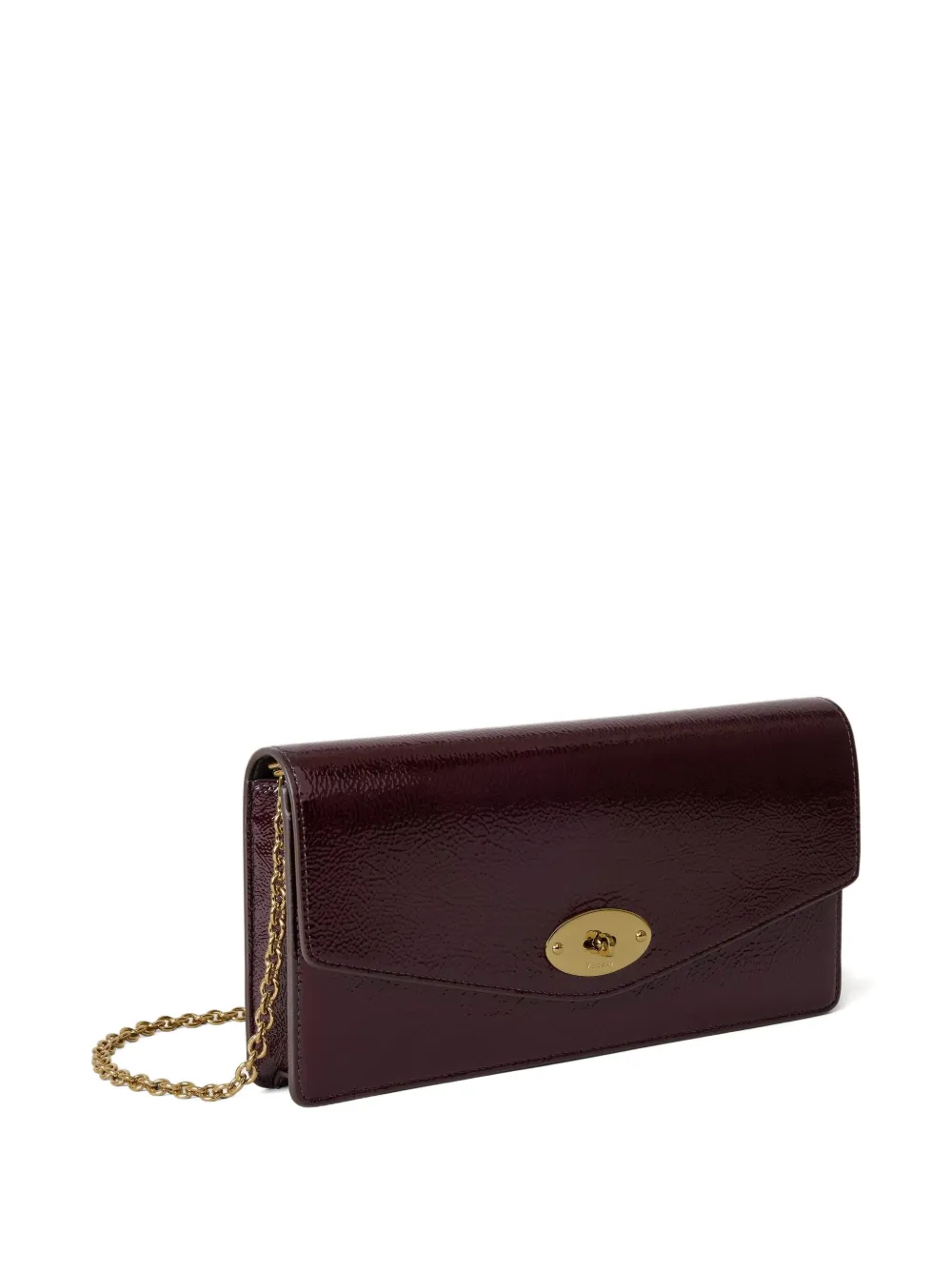 Darley Chain-Strap Turn-Lock Clutch Bag