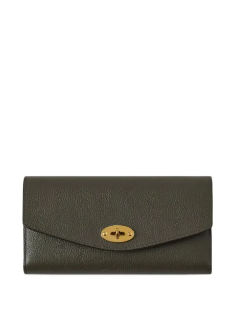 Mulberry Darley grained turn-lock wallet