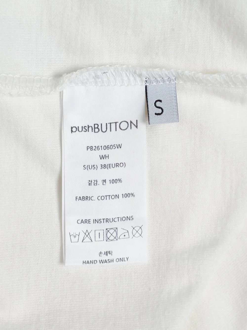  Pushbutton T-shirt Con Grafica - Bianco 