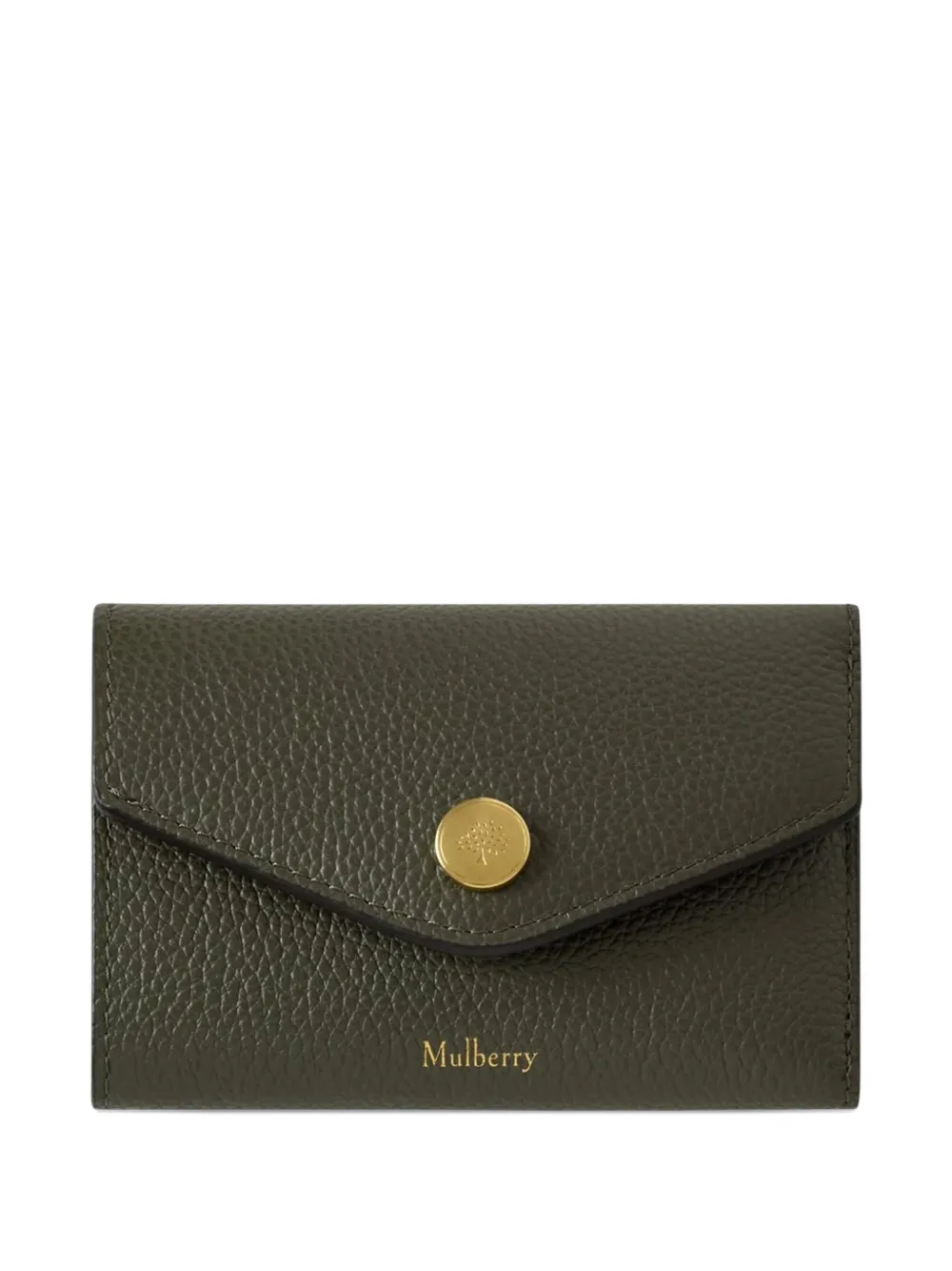 Mulberry Juniper button zip wallet - Verde