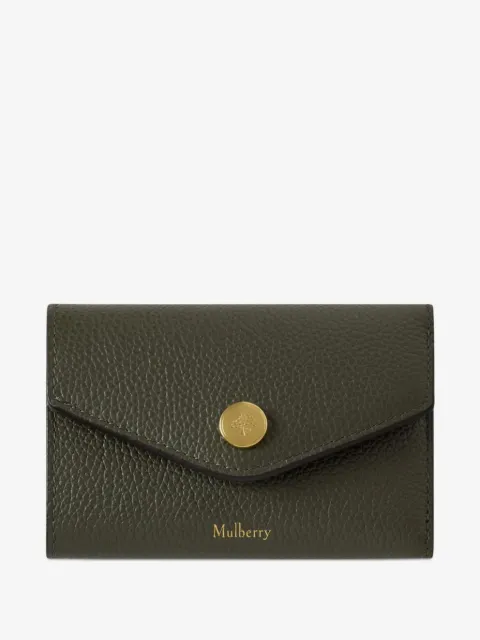 Mulberry Juniper button zip wallet