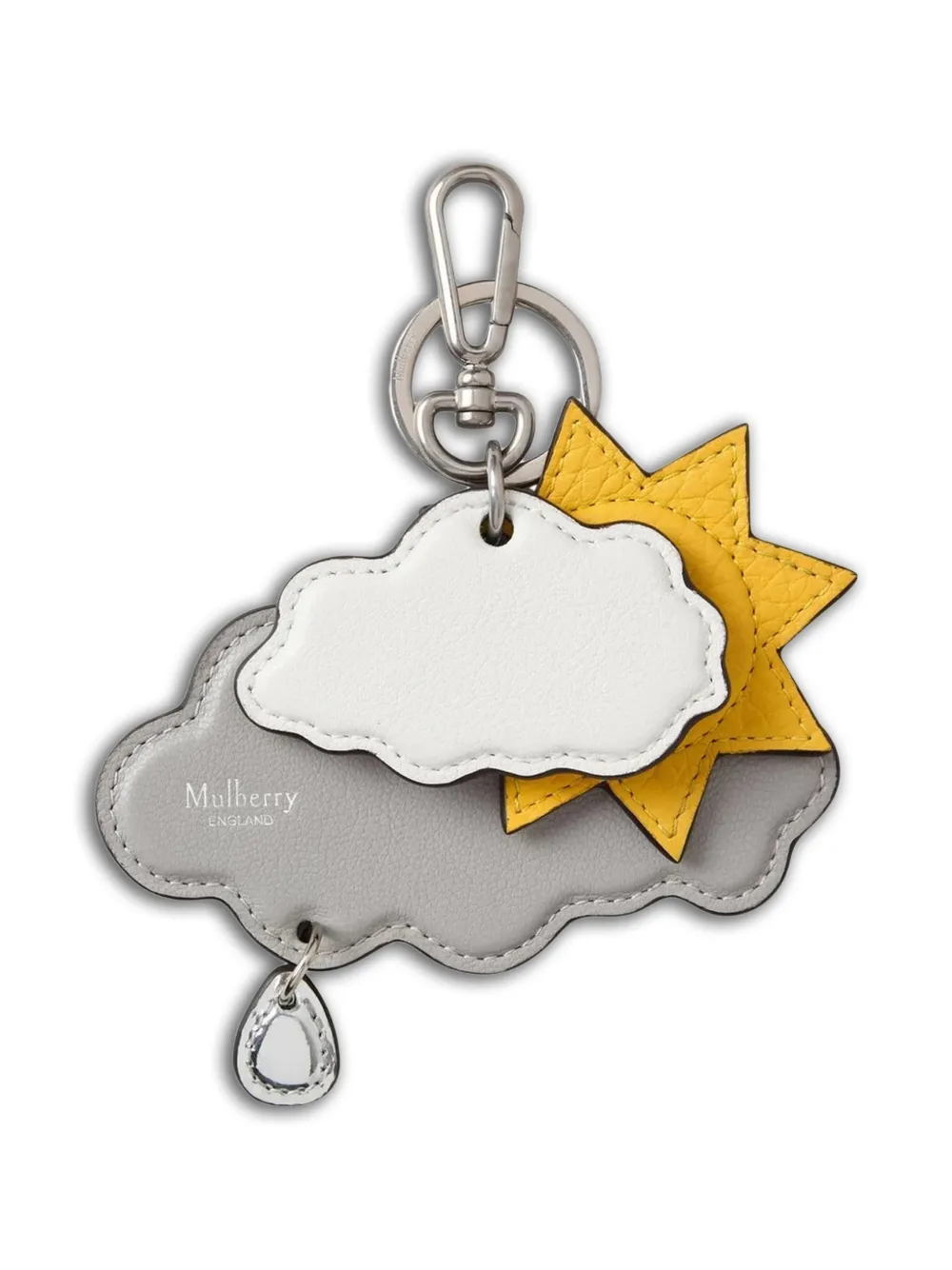 Mulberry Portachiavi Sun And Cloud - Grigio