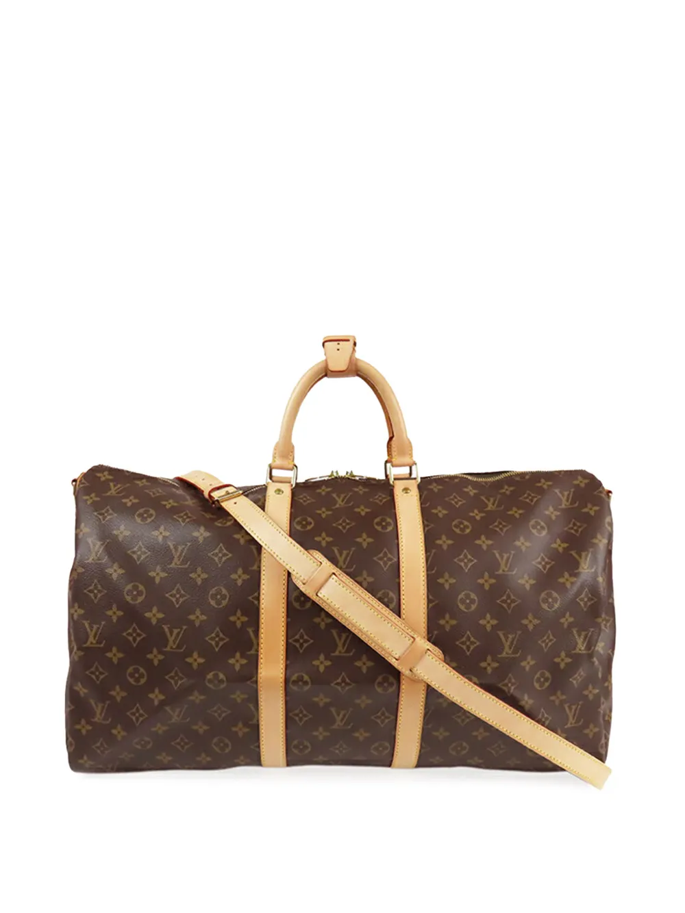Louis Vuitton Pre-Owned 2003 Monogram Keepall Bandouliere 55 travel bag - Marrone