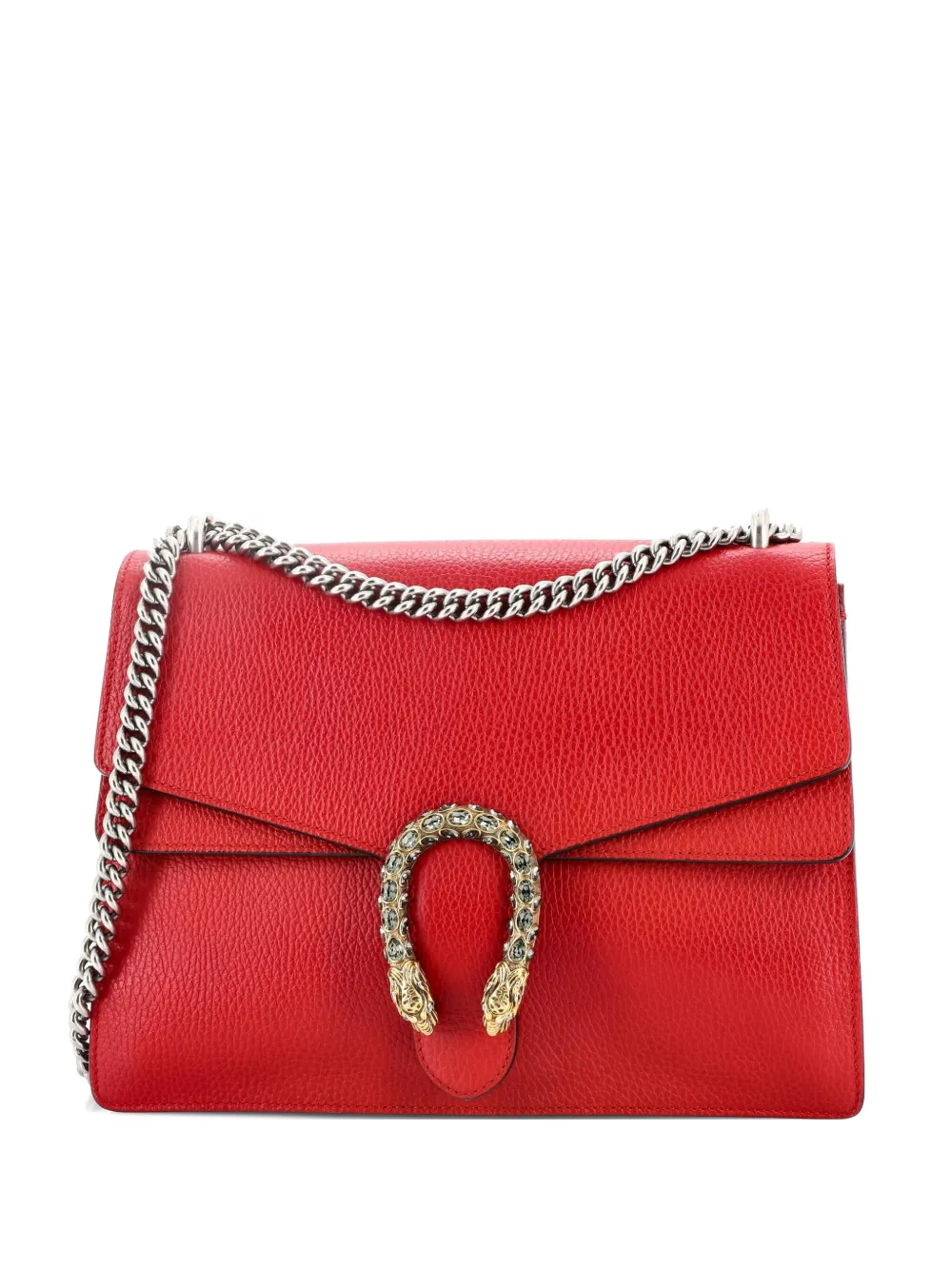 Gucci Pre-Owned Dionysus Bag Leather Medium shoulder bag - Rosso