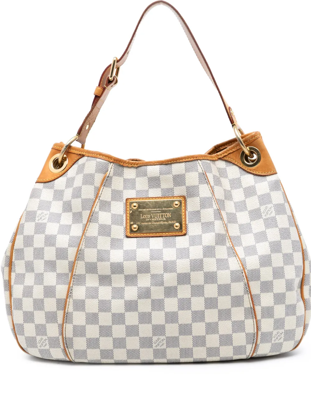 Louis Vuitton Pre-Owned 2011 Damier Azur Galliera PM shoulder bag - Bianco