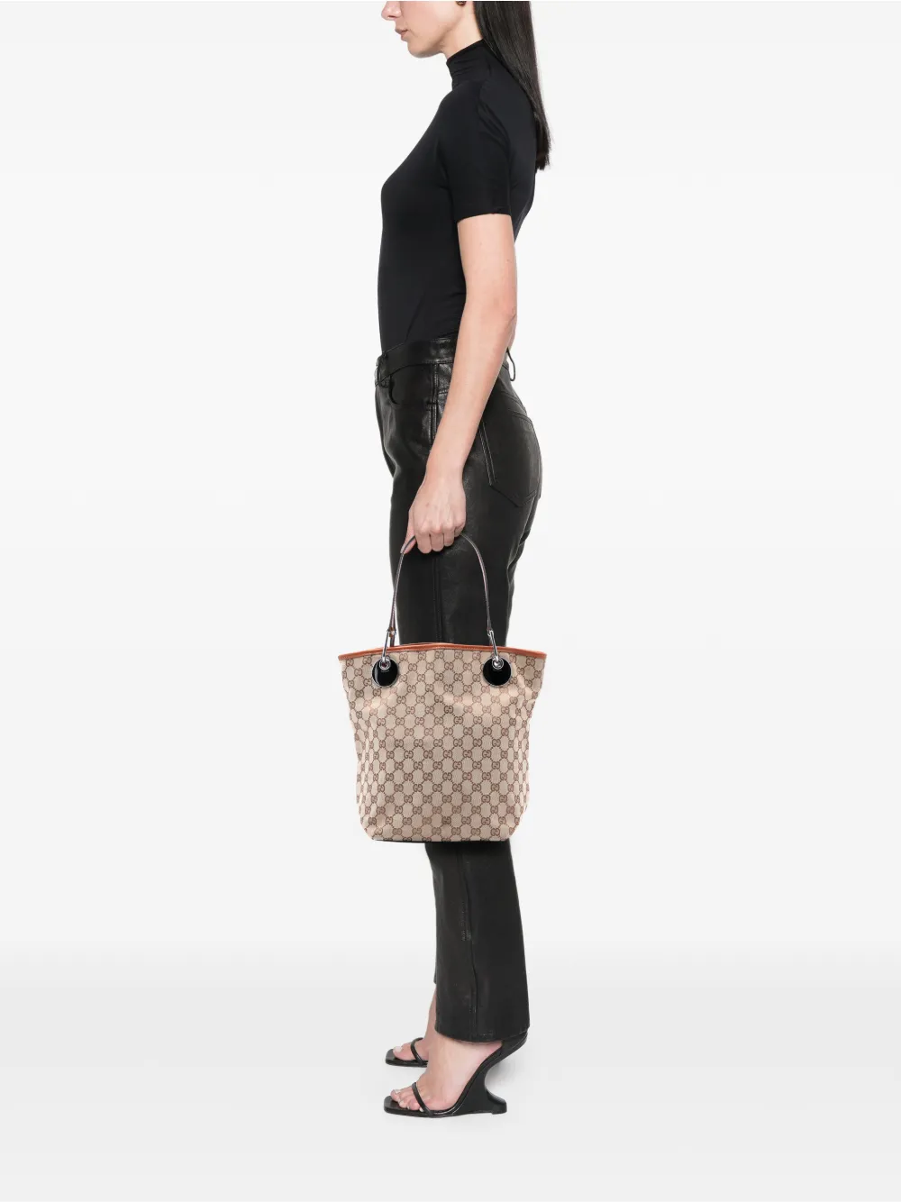 Gucci Pre-Owned 2000-2015 Large GG Canvas Eclipse tote bag | Pre-Owned | Image 2