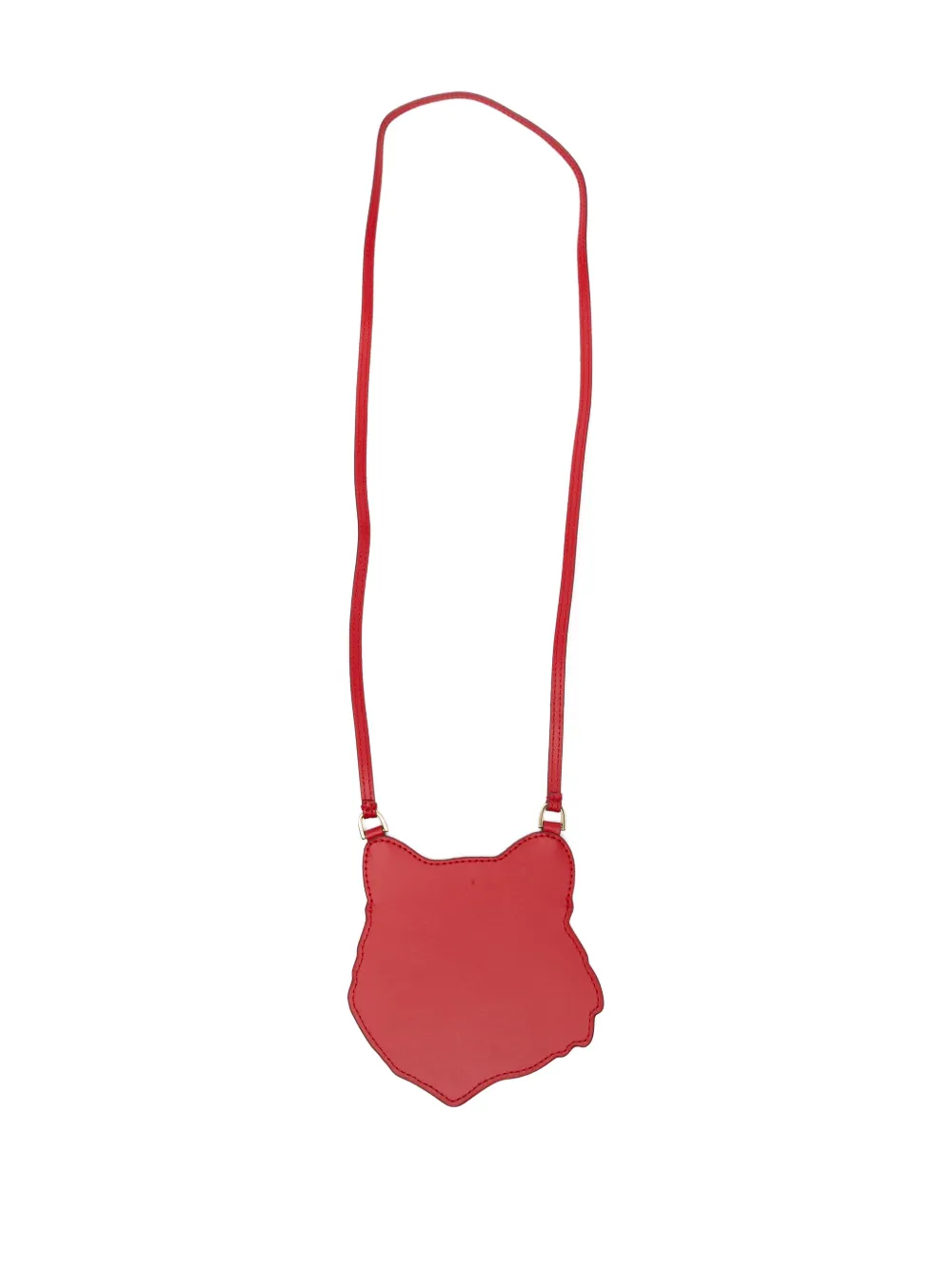 Maison Kitsuné Buidel met vossenkop Rood