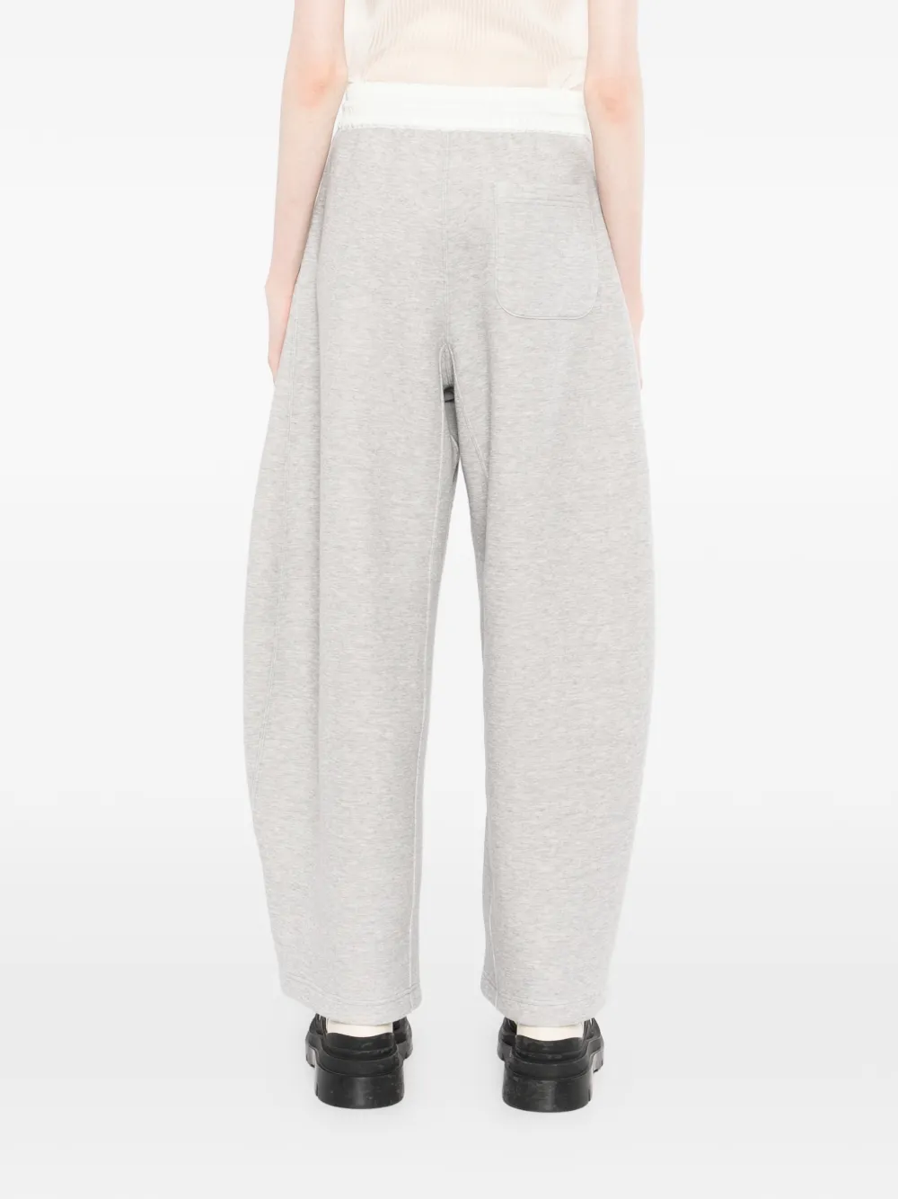 Sacai drawstring track pants - Grijs