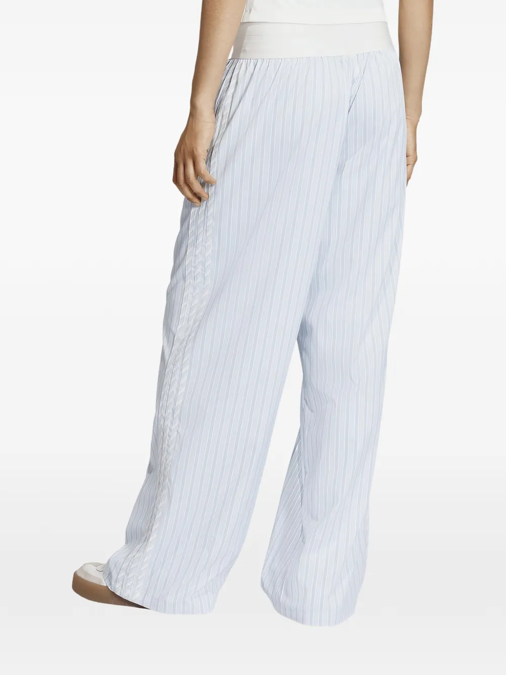  Adidas Pantalones A Rayas - Azul 