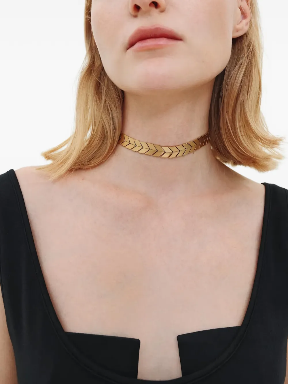 Bevza flat spikelet choker - Oro