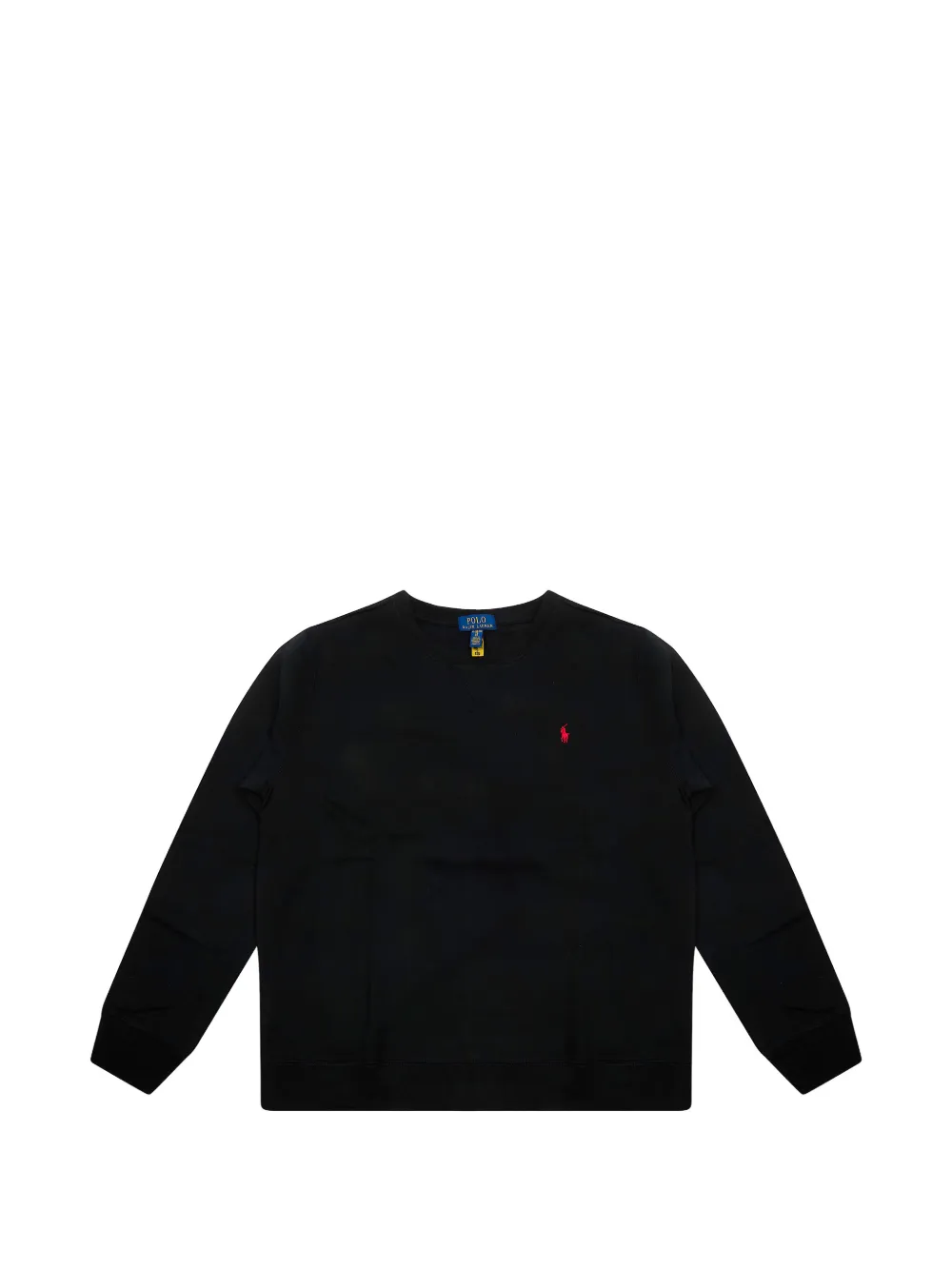 POLO RALPH LAUREN KIDS embroidered long-sleeved top - Nero