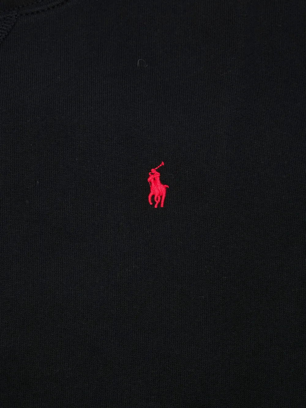 POLO RALPH LAUREN KIDS Top met borduurwerk en lange mouwen Zwart