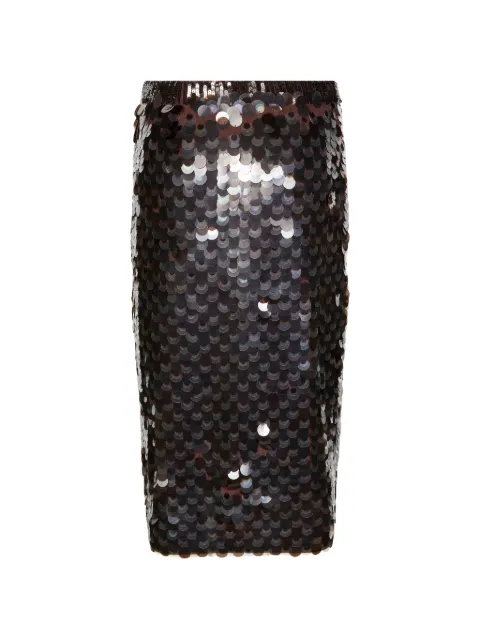 P.A.R.O.S.H. falda midi con detalles de lentejuelas