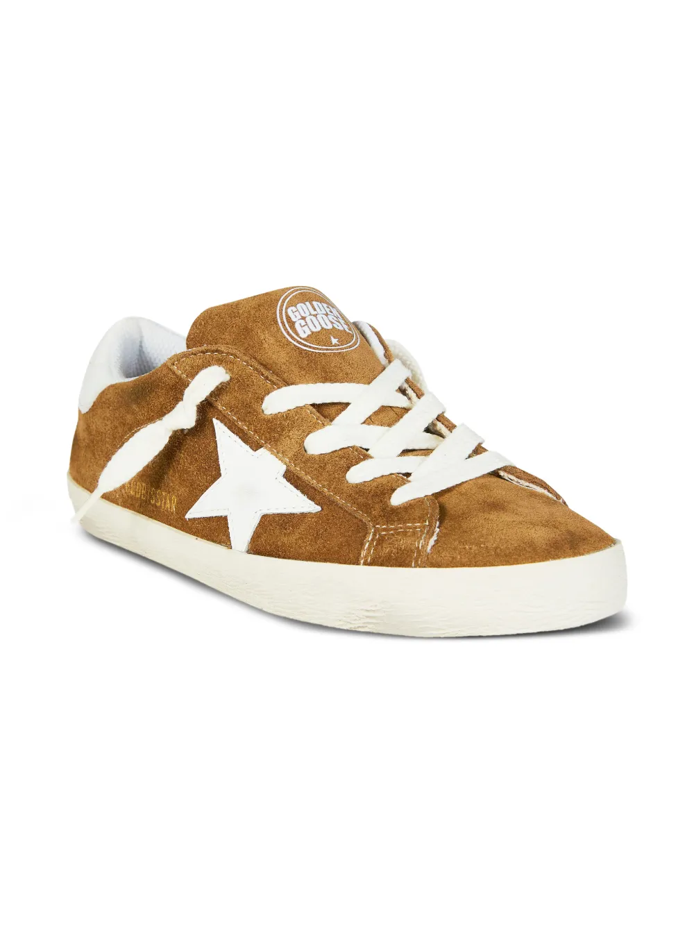 Golden Goose Kids star-applique suede sneakers Bruin