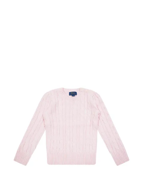 POLO RALPH LAUREN KIDS suéter en tejido de ochos