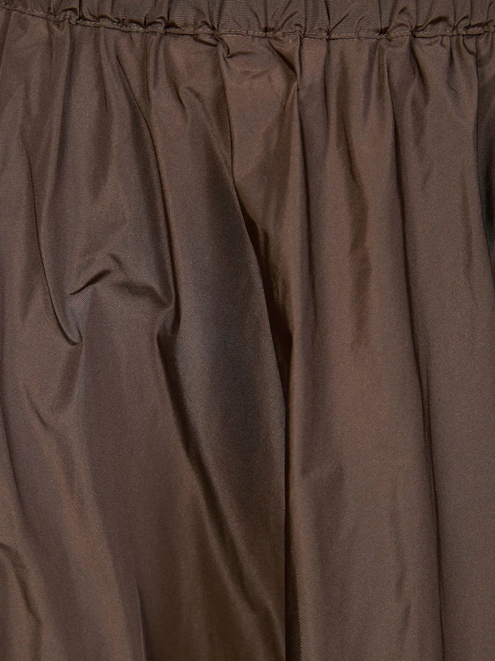 P.A.R.O.S.H. Midi-rok met elastische tailleband Bruin
