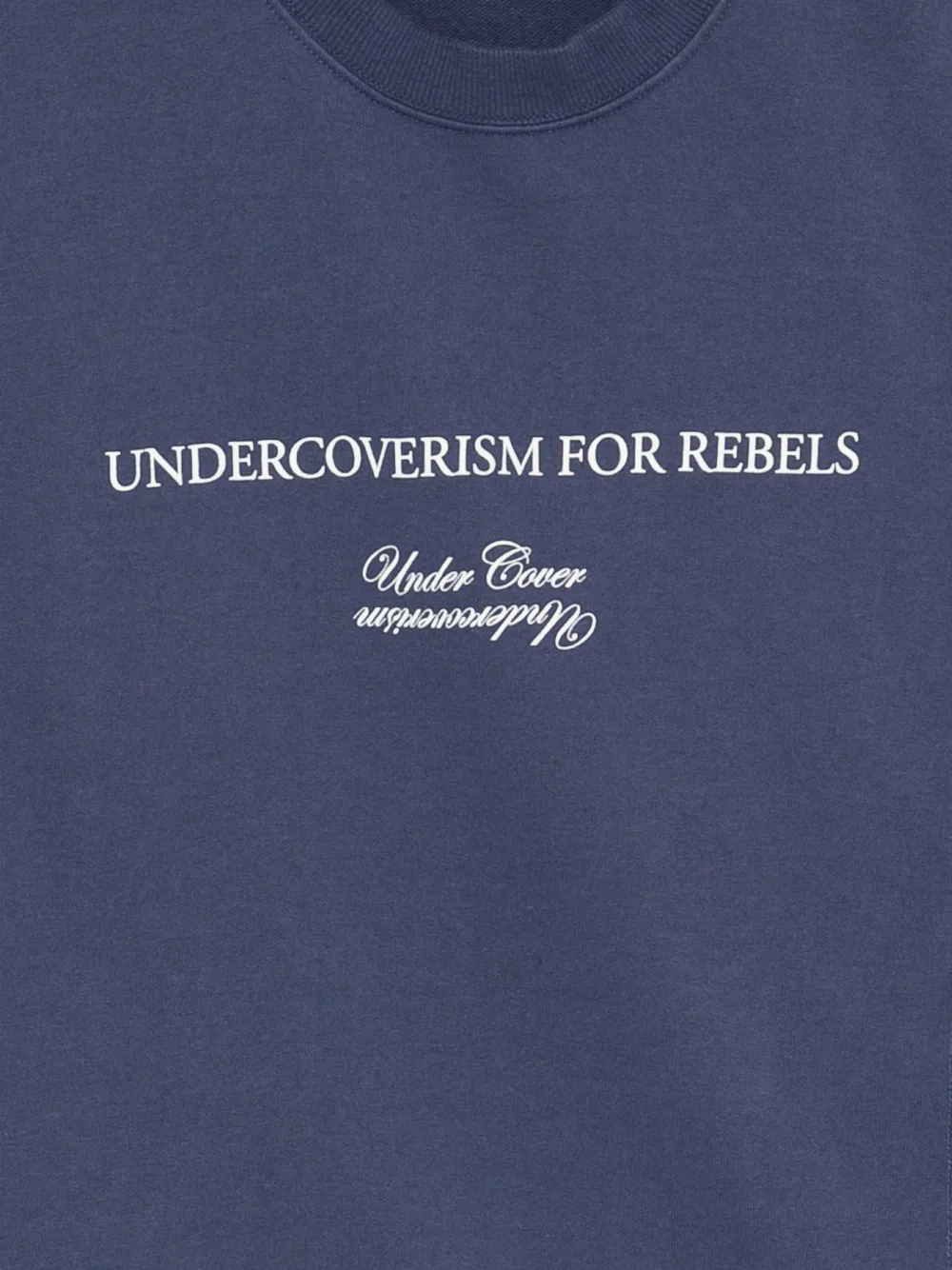 Undercover T-shirt met print Blauw