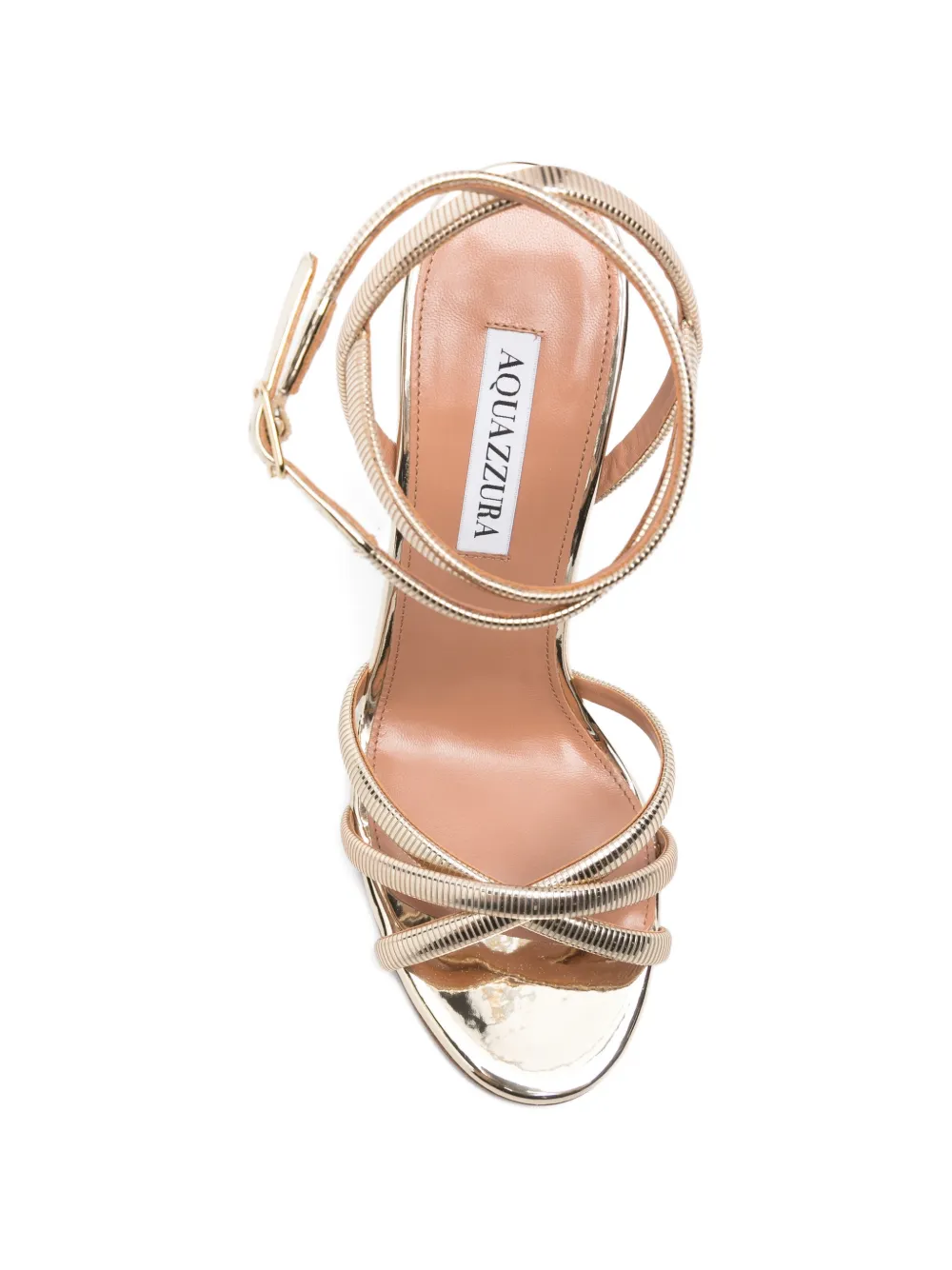 Aquazzura Heatwave strappy sandals Goud