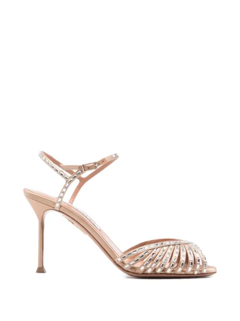 Aquazzura Hold Me open-toe embellished sandals