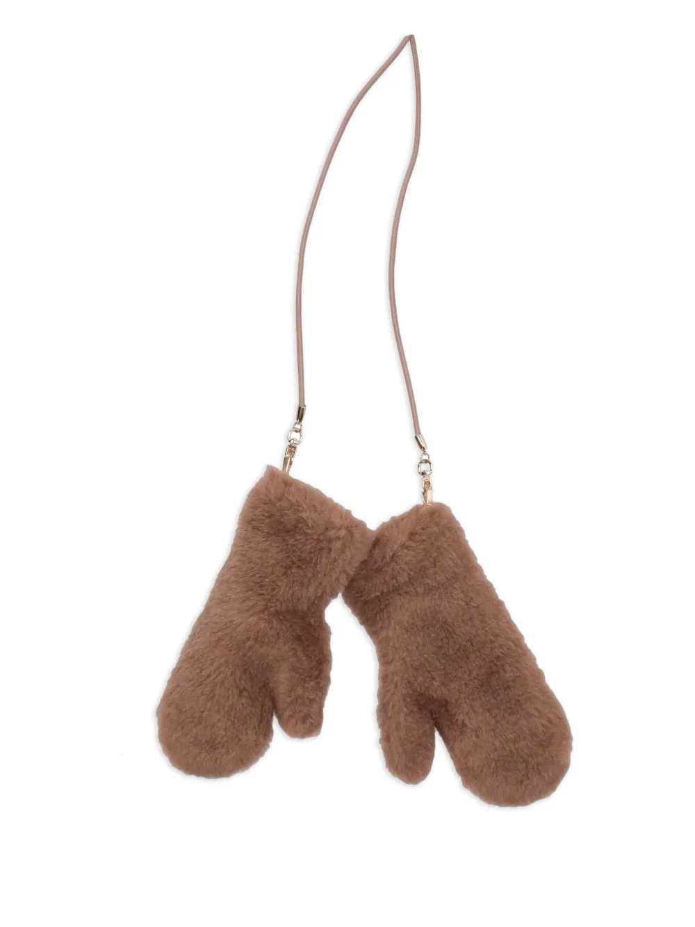 Max Mara Guanti in pelliccia - Marrone