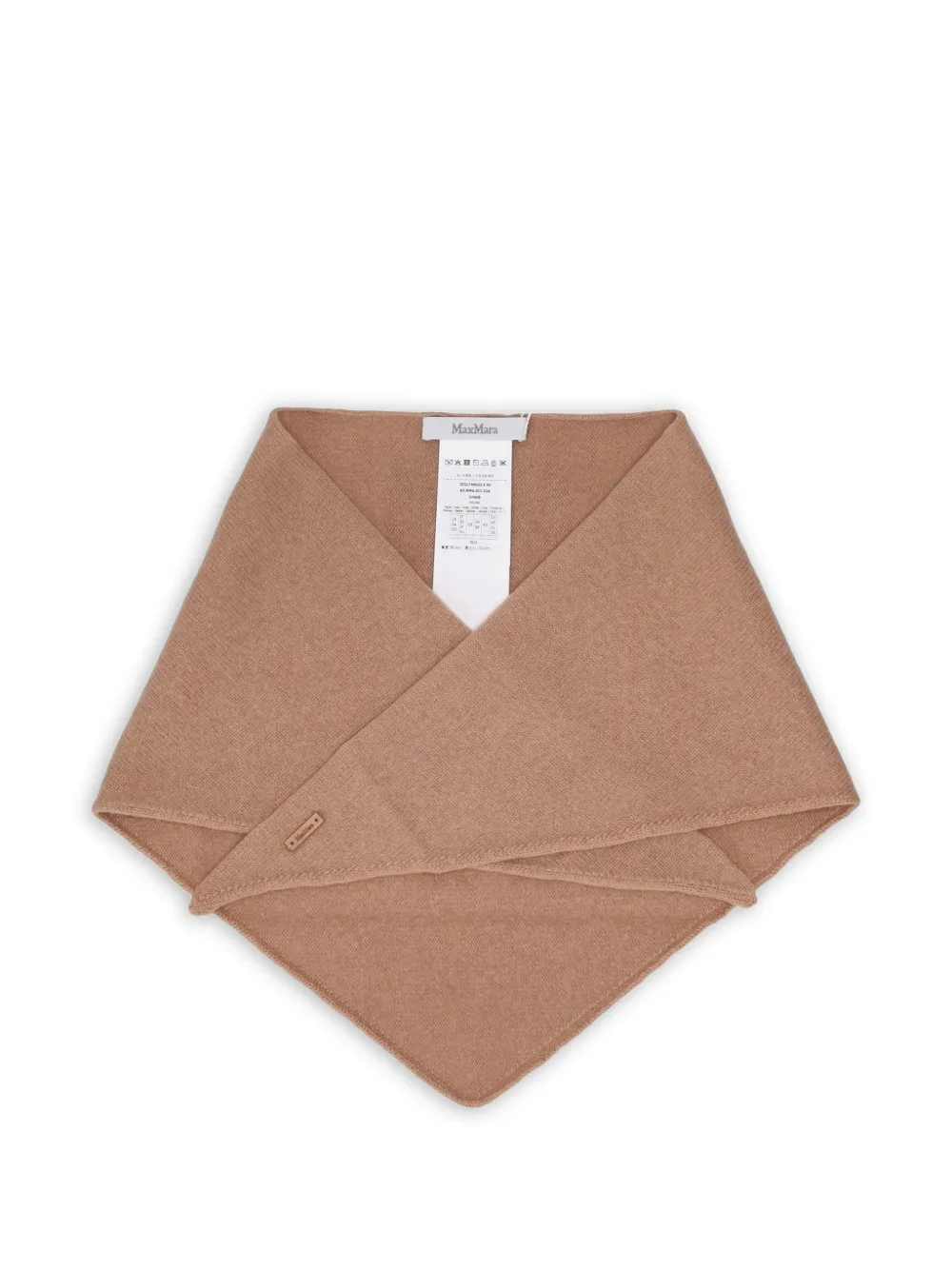 Max Mara knit scarf - Marrone