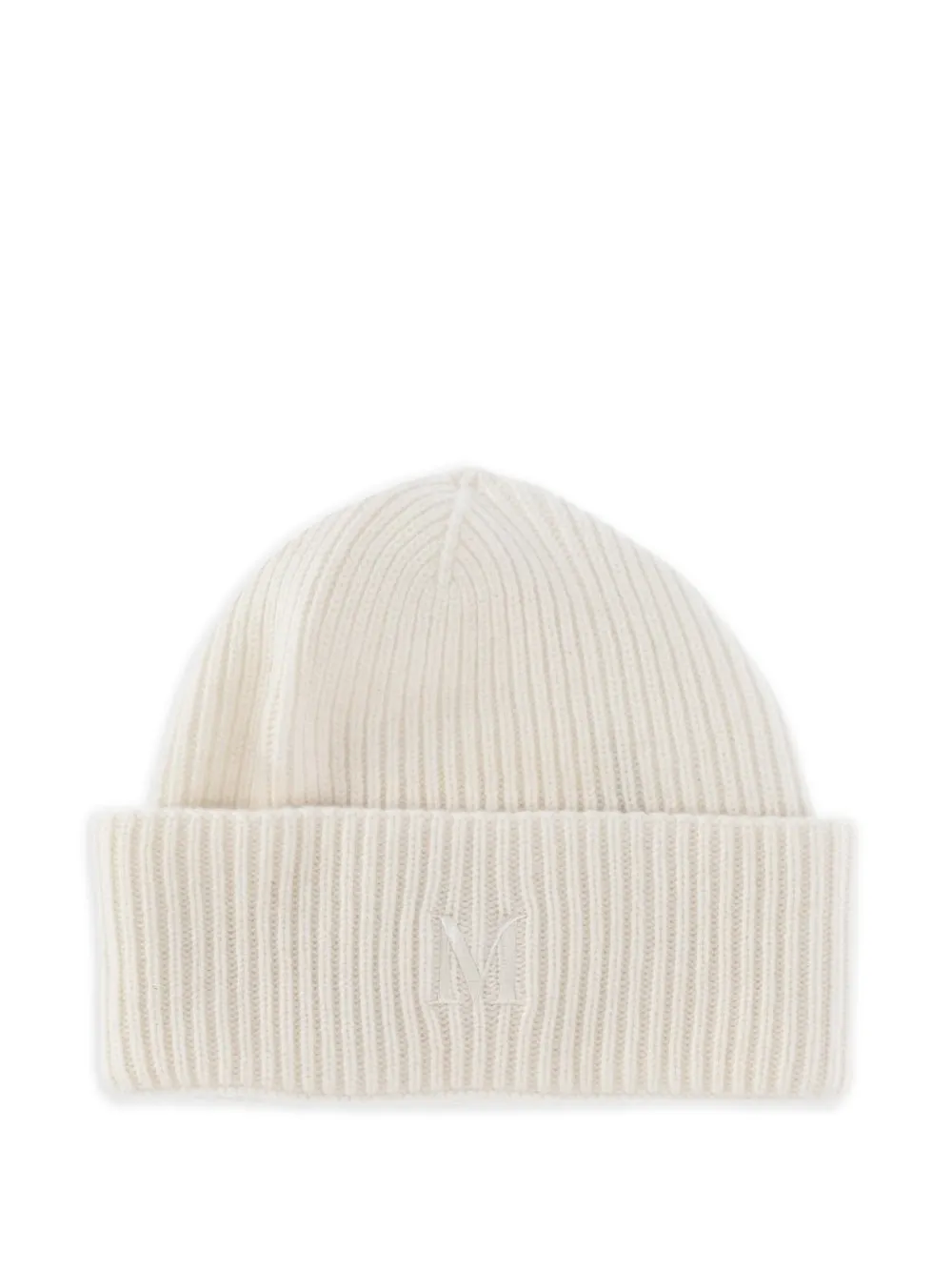 Max Mara ribbed beanie - Bianco