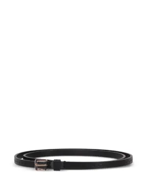 Haider Ackermann Skinny Leather Belt | ブラック | FARFETCH JP
