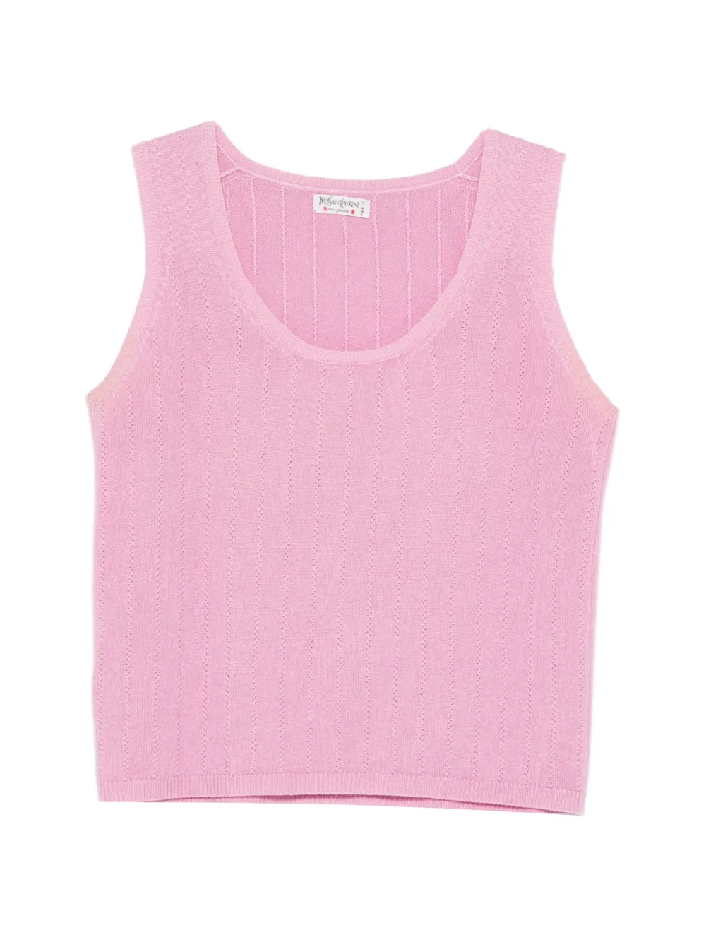 Saint Laurent Pre-Owned Canotta con scollo ampio anni '90 - Rosa