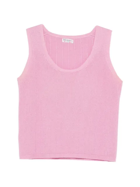 Saint Laurent Pre-Owned 1990s scoop-neck vest