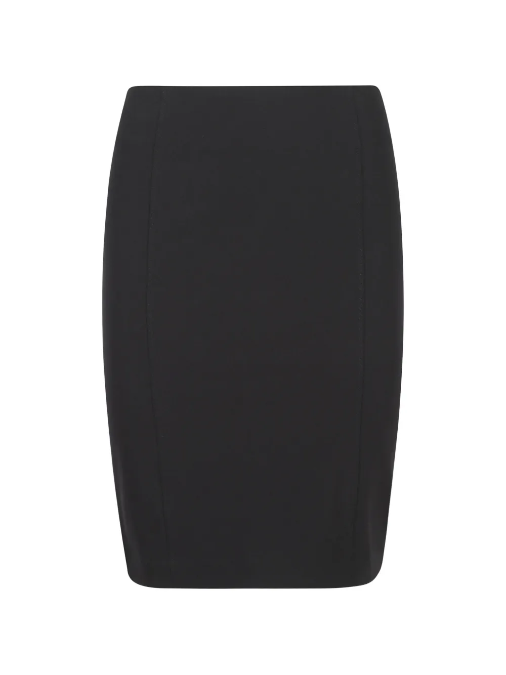 DONDUP zip-front panelled skirt - Nero