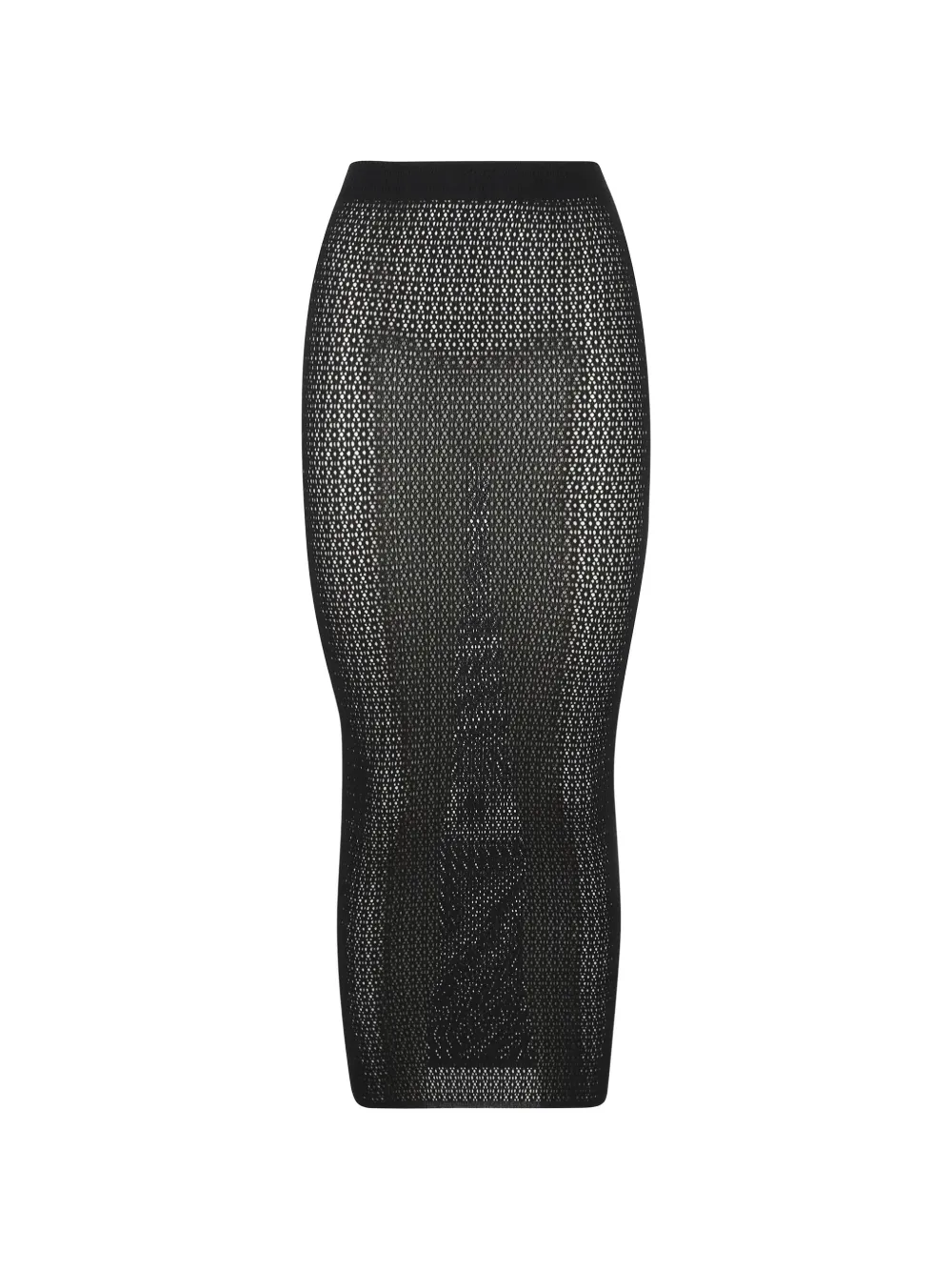 Wolford Daisy open-knit skirt - Nero