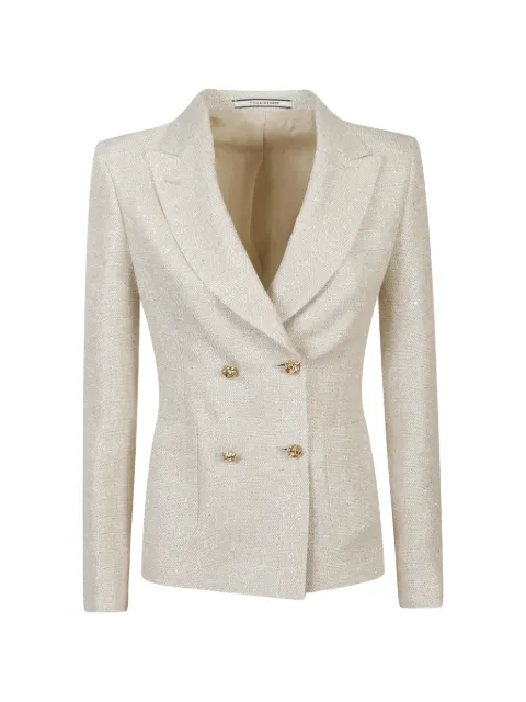 Tagliatore embellished double-breasted blazer